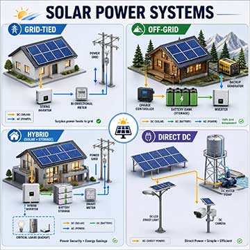 Jenis Sistem Tenaga Surya Apa yang Ada?